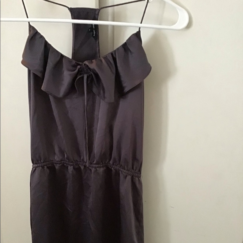 Naked Zebra ruffled lingerie dress.